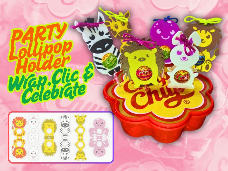 Party Lollipop Wraps – Animal Chupa Chups Holders