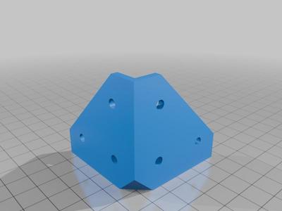 Corner brace 5x5x5 with M4 size screw