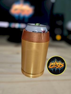9mm Hollow Point Beer Can Koozie