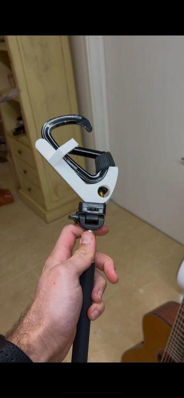 ClipStick for a GoPro selfie stick