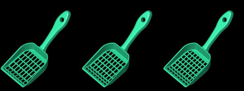 Litter Scoop V3 mod (SCAD)