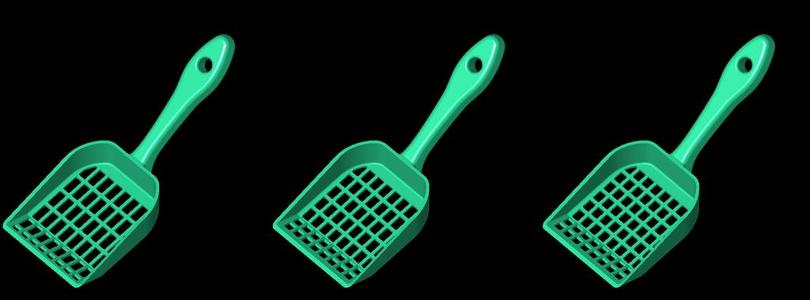 Litter Scoop V3 mod (SCAD)