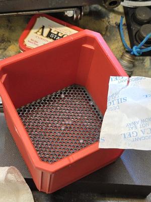 False Bottom for Desiccants in Milwaukee Packout Bins