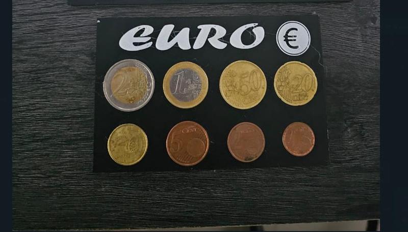 Euro Currency Coins Collection Frame