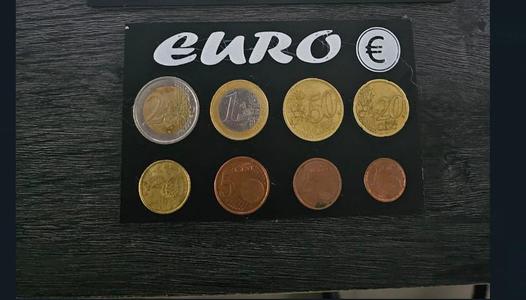 Euro Currency Coins Collection Frame