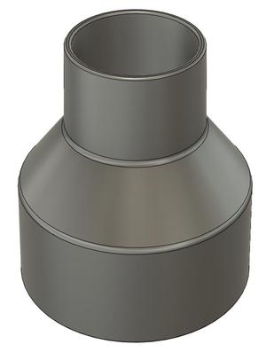 100 to 60mm dust collector hose adaptor