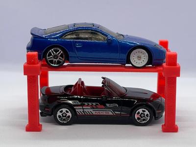 1:64 4 post car lift / ramp for diecast Hot Wheels