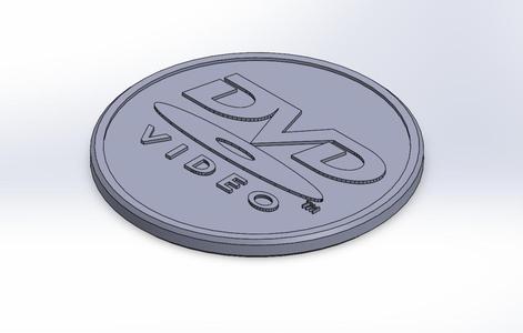 DVD Logo Air Hockey Puck
