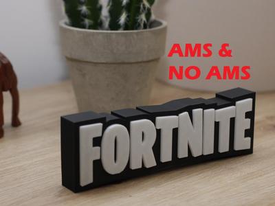 FORTNITE logo/sign no AMS & AMS