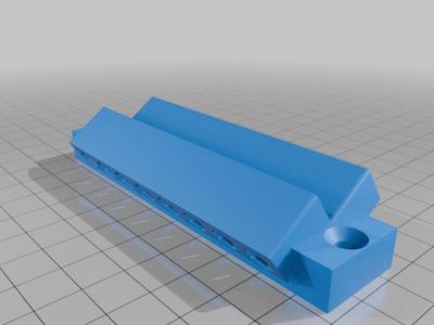 Hex Bit Holder Angled, for mounting on surfaces 