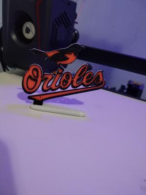 BALTIMORE ORIOLES OFFICE SHELF