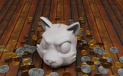 Cat money box