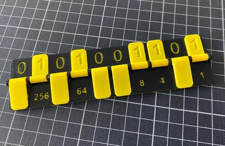 Binary to Decimal Learning Tool (Binär Dezimal Lernhilfe)