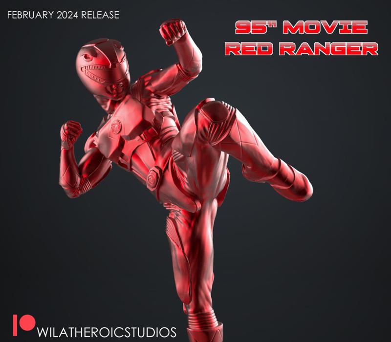 MMPR 95' Red Ranger Statue