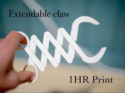 Extendable claw