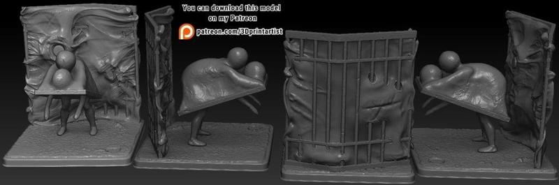 Abstract Daddy  Silent Hill 2 Remake 3d print model Fan Art