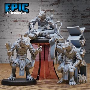 Arcanaloth Set / Evil War Dog / Jackal Hybrid Warrior / Dire Wolf / Hound Beast / Werewolf Creature / Were Canine / Demonic Encounter