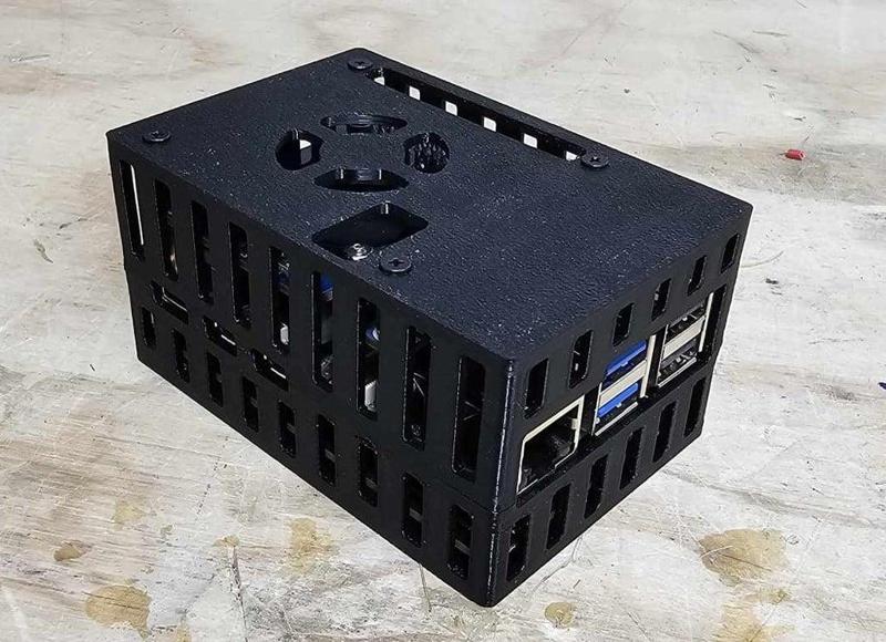 Raspberry PI 5 Case with PoE Hat and NVMe Base support