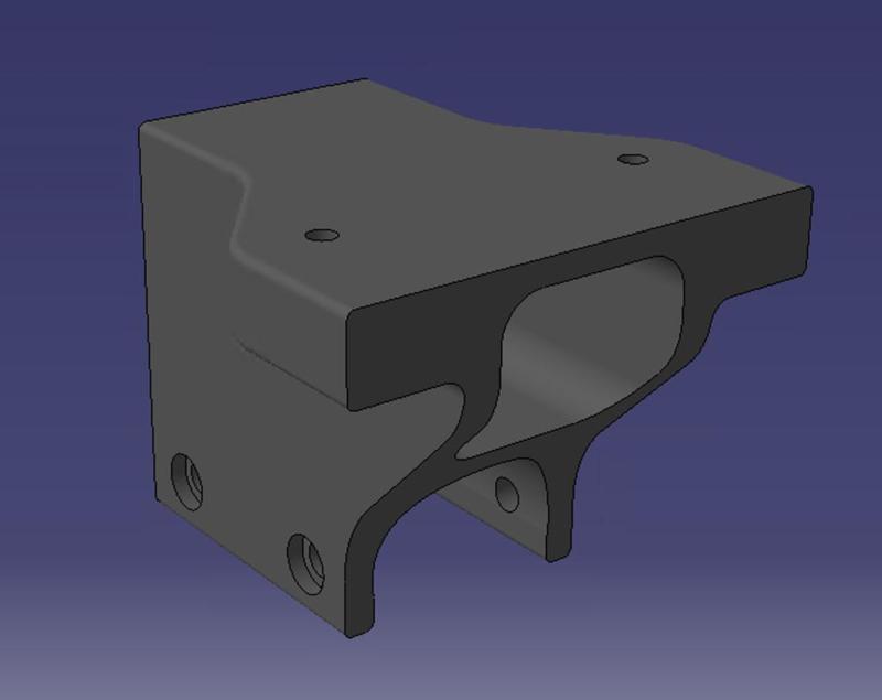 Logitech G920 shifter mount for Oplite GTR S8 simrig