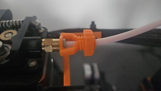 slightly bigger bowden coupler clip extruder fitting