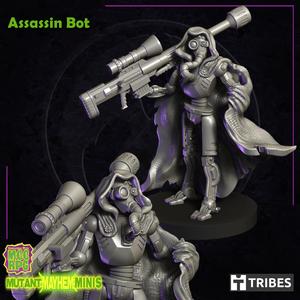 ASSASSIN BOT Grimdark Post-Apocalypse RPG Robot