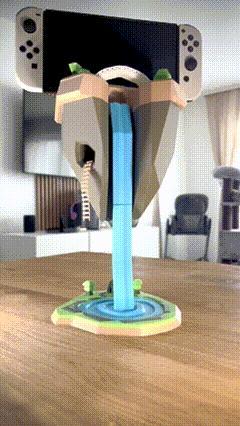 Nintendo Switch Stand - Inspired by the floating Islands from "Legend of Zelda" - Fan Art