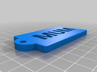 MUM Keyring Key Fob