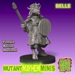 Belle, Female Cow Manimal