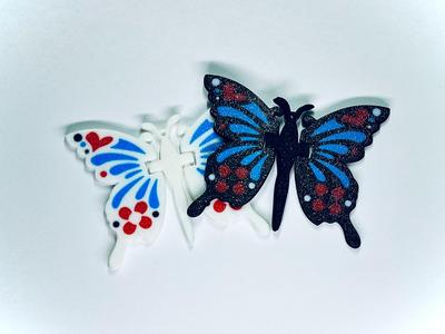 Flexi Butterfly Keychain - Print in place 