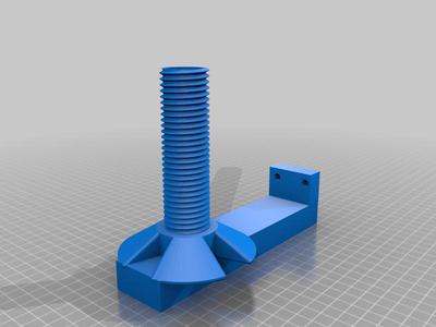 filament support to screw to the wall or ceiling