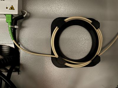 Optical fiber loopback