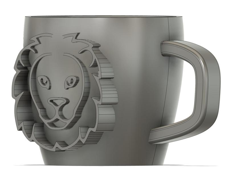 Lion Coffee Mug