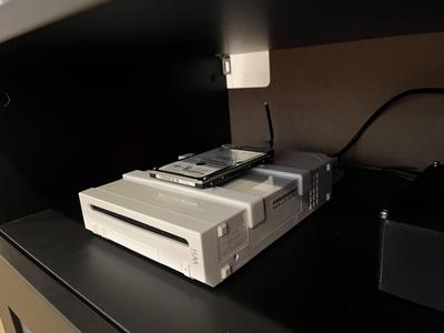 Wii Hard Drive Mount (Horizontal)