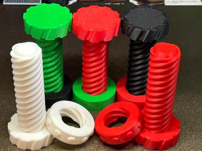 Coil Spinning Fidget! Print in Place!