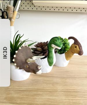 Dinosaur Egg Planters by IK3D