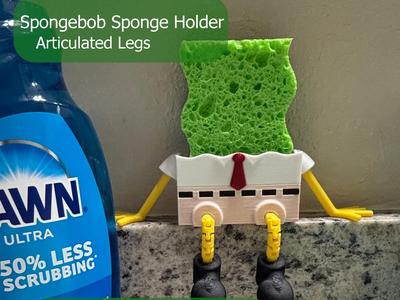 Sponge Bob Sponge Holder Articulated Legs