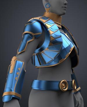 Midnight Angel's Armor - Wakanda Forever