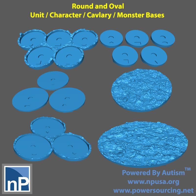AOS Unit Trays / Bases - Muddy Rubble Slope