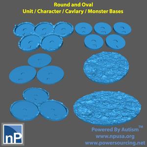 AOS Unit Trays / Bases - Muddy Rubble Slope