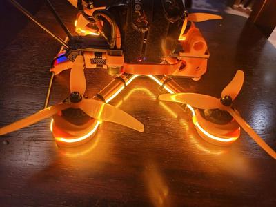 TBS Source One V5 skid with LED supports