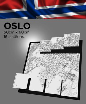 OSLO, Skyline 3d map
