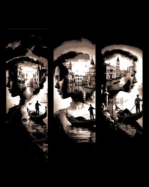 The city of Venice and the dreams found there - set of bookmarks