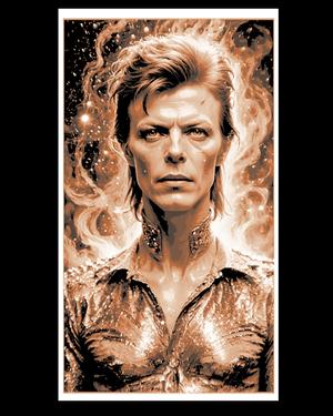 Fanart Tribute - Depiction of David Bowie - Wall Art