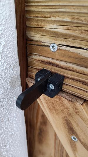 Sliding door childproof lock