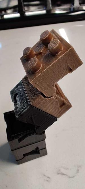 Lego Hinged Calibration Cube - Remix