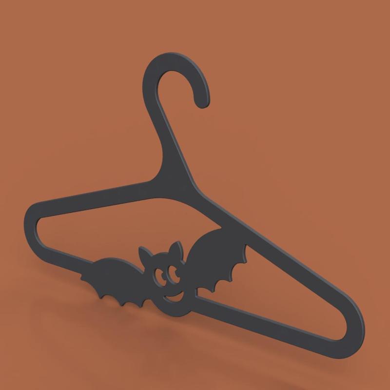 Cute & Spooky bat Kid coathanger // Cintre pour enfant, déco chauve-souris halloween