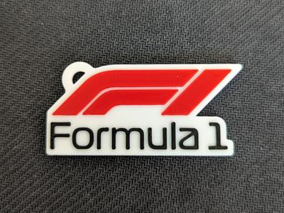 F1 Formula1 logo keychain