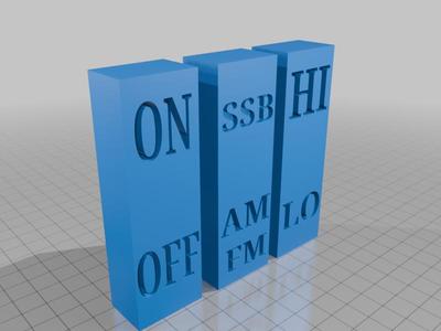 CB Amp Switch Markers - BL300