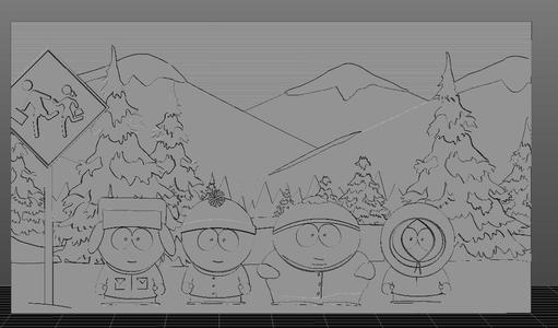 South Park Lithophane