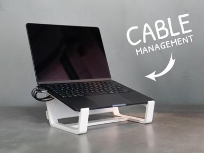 LAPTOP STAND (With cable management)